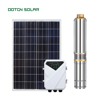 DOTON  High Pressure Water Solar Deep Well Pump Solar Submersible Pump For Irrigation